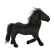 thumbnail image 2 of Animales De Peluche Caballo Peluche De Peluche Para La Decoración De La Sala De Estar Del Dormitorio Negro, 2 of 5