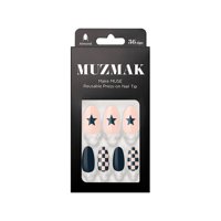 Muzmak - - Uñas Press On Draw Night Almond 36 U.