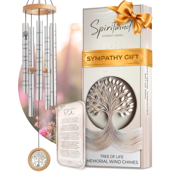 Campanillas de viento conmemorativas Spiritwind Tree of Life para un ser querido