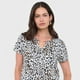 thumbnail image 3 of Polera Mujer Escote Aplicación Metálica Beige Corona, 3 of 5