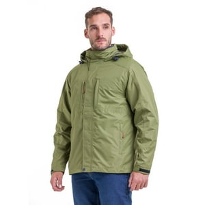 Parka Desmontable Quebec Ottawa 3 En 1 Verde Oliva