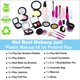 thumbnail image 4 of Kit de maquillaje simulado Tepsmigo para niñas con bolsa de cosméticos 3+, 4 of 6