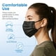 thumbnail image 3 of Mascarilla desechable Borje, 100 unidades, negra, protección de 3 capas, 3 of 8
