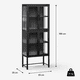 thumbnail image 2 of Vitrina alta 4 puertas 4 niveles linea black - SC-DC-F004, 2 of 6