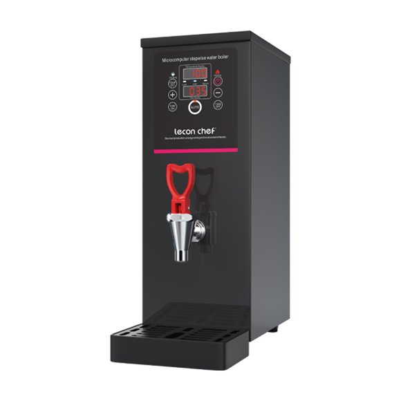 Lecon Chef Dispensador Comercial de Agua Caliente Negro 10 L