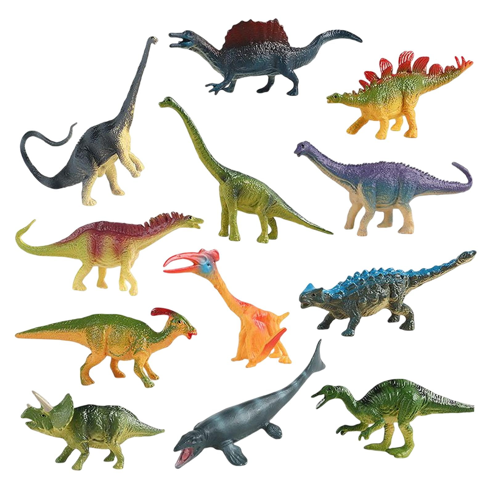 Bothyi - 12x Mini Figuras De Dinosaurios Juguetes Educativos Para Niños Para Cake Topper Garden