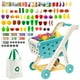 thumbnail image 1 of Set de carrito de compras para niños Jovow con comida simulada para niños, tamaño 3+, 1 of 3