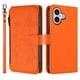 thumbnail image 2 of Funda Cartera Mariposa para [iPhone 17] con Soporte y Cremallera Naranja, 2 of 6
