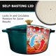 thumbnail image 4 of Horno holandés de hierro fundido esmaltado MUELLER HOME de 7,5 qt color esmeralda, 4 of 9