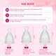thumbnail image 4 of Copa Menstrual TELEWEE de Silicona 12 h sin fugas, 4 of 6