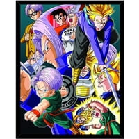 Genérico - Cuadro Decorativo Dragon Ball Trunks Medidas 30X40 Cm
