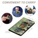 thumbnail image 4 of Pookoo Porta Pasaporte y Cartera de Viaje Premium de Cuero PU, Funda de Pasaporte Bloqueo RFID con Ranuras para Tarjetas de Crédito, Estuche para Libro de Pasaporte para Familia 10cm × 15cm, 4 of 6