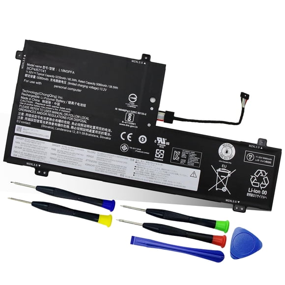 Batería bossfulton L18M3PFA 60.3Wh 3 celdas para Lenovo Yoga