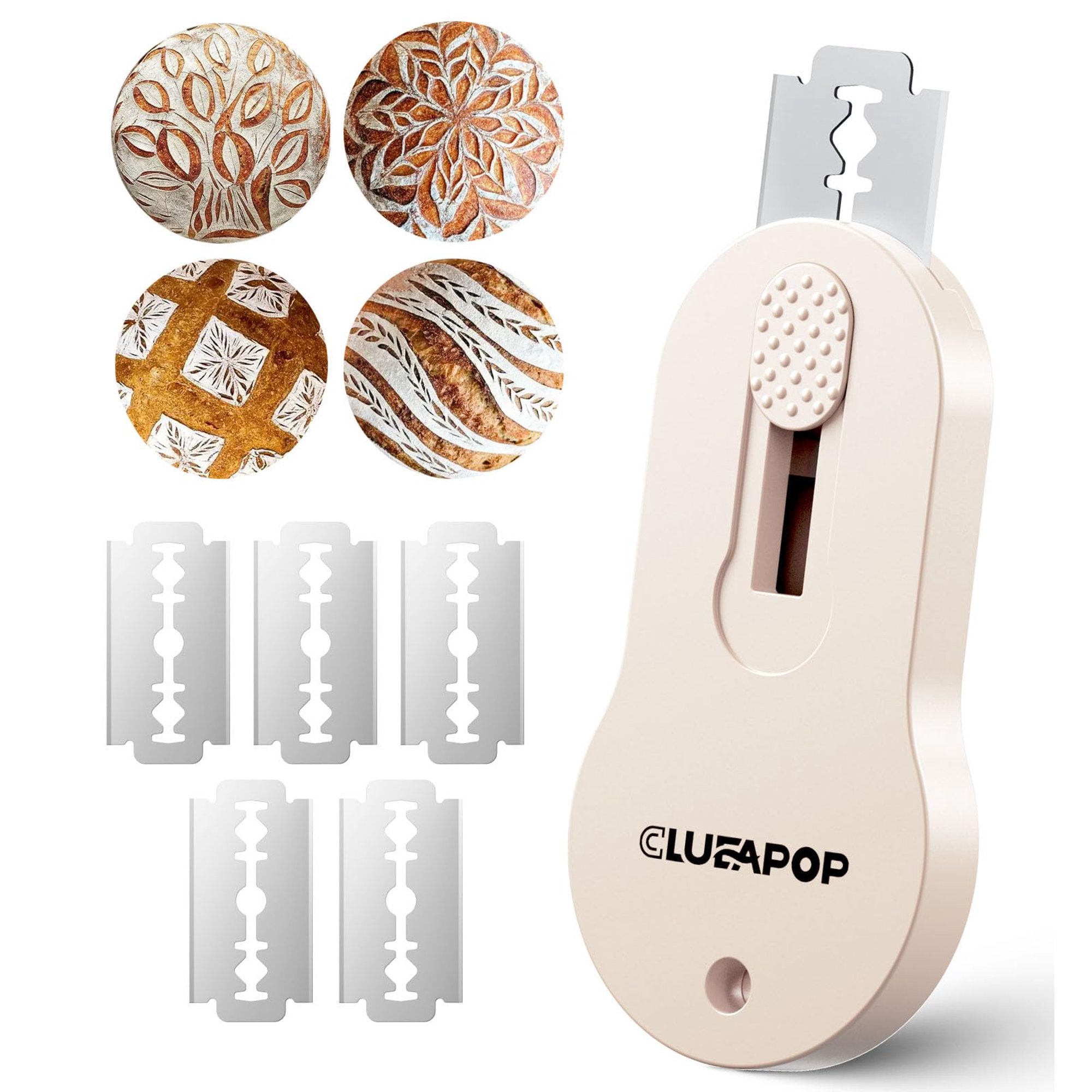 Herramienta Para Marcar Masa Bread Lame Clueapop Con 5 Cuchillas De Afeitar
