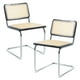 thumbnail image 1 of Pack 2 Silla Voladiza color Negro | Ratan & Metal | Comedor/Living, 1 of 9