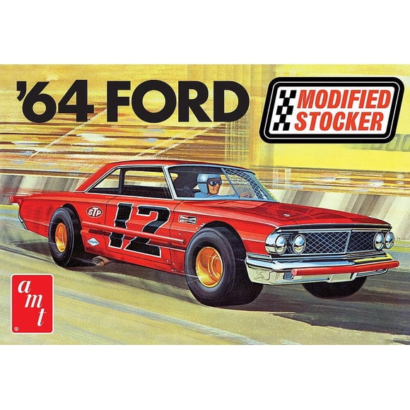 Auto De Modelo Ford Galaxie 1964 Modified Stocker A Escala 1 64