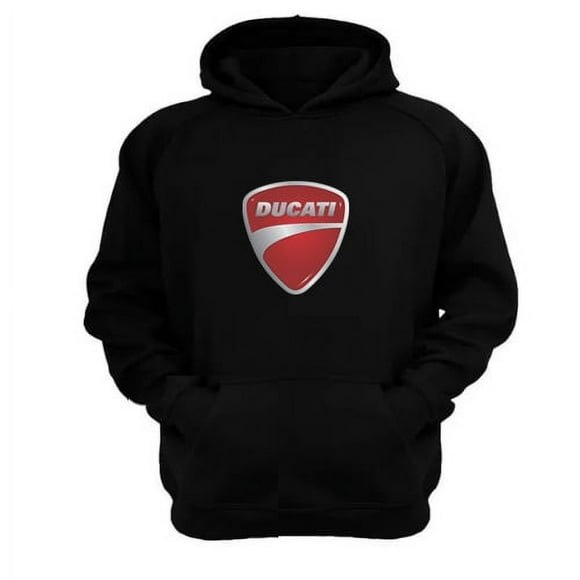Polerón Canguro Ducati Negro Talla M Unisex