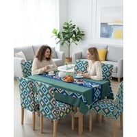 Myl Todo Hogar - Set Comedor 6 Personas Mantel Antimanchas Y Fundas De Silla