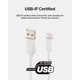 thumbnail image 3 of Cable USB-C a USB-A BoostCharge de 1 m de Belkin para iPhone 16, 3 of 7