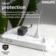 thumbnail image 4 of Protector contra sobretensiones Philips SPP3983W/37, 7 salidas 1500J con USB, 4 of 6