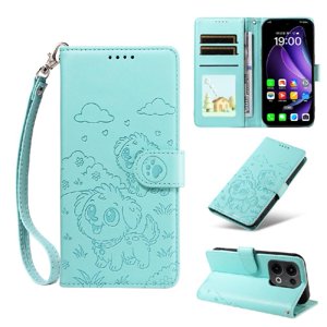 Funda Billetera Foxdock Compatible Con Oppo Reno 14 5G, Diseño Perrito Tierno, Ranuras Para Tarjetas Y Soporte Plegable