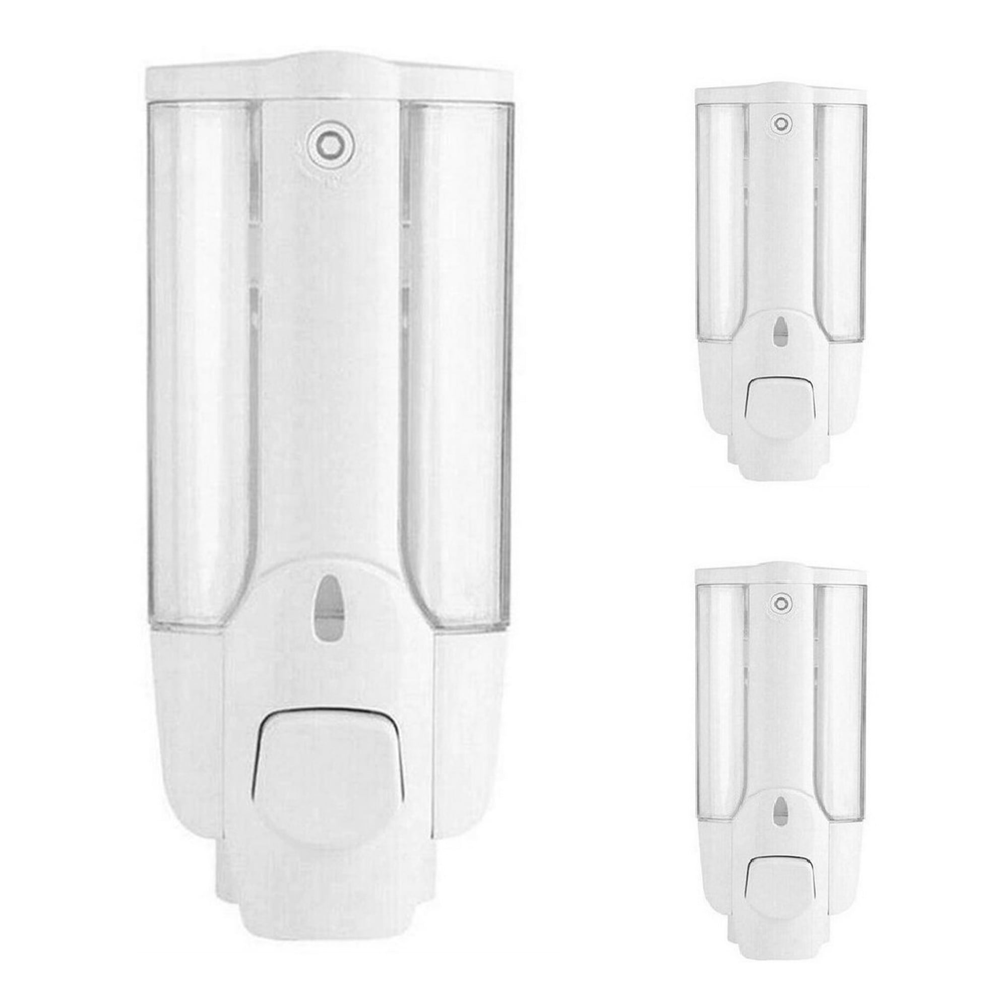 Genérico - Pack 3 Dispensador De Jabón Liquido, Alcohol Gel, Shampoo