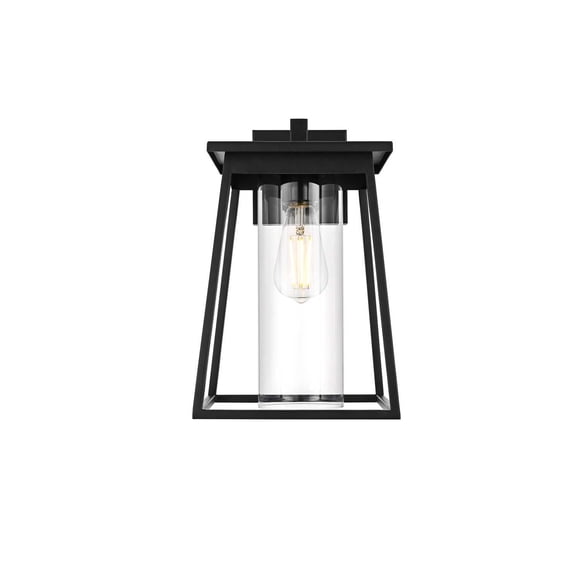 Aplique de Pared Exterior Lambert 8.5 Hierro Negro Elegant Lighting