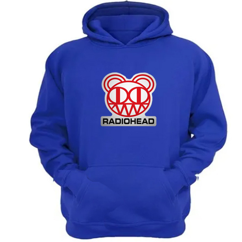 Genérico - Polerón Canguro Radiohead Azul Talla Xl Unisex