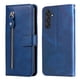 thumbnail image 4 of Funda con Cremallera para Samsung Galaxy M55 5G, Carcasa Cartera de Cuero PU con Soporte y Tarjetero, 4 of 6