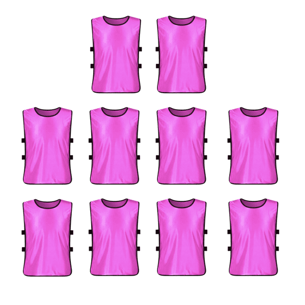 Pack X10 Chaleco Deportivo Petos XL Extra Grande Adultos