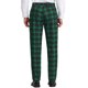 thumbnail image 3 of INSPIRE CHIC Pantalones para Hombre Cuadros Cintura Elástica Estiramiento Frente Plano Pantalones de Vestir 34 Verde, 3 of 7