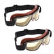 thumbnail image 3 of 2 Gafas Retro Para Motocicleta, Gafas Para Harley, Casco, Piloto, Crucero, Montar, Marrón, 3 of 6