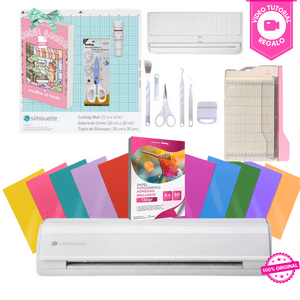 We R Memory Keeppers - Kit Cameo 5 Silhouette Mini Guillotina + Full Insumos + Regalo Curso + Libro Pdf