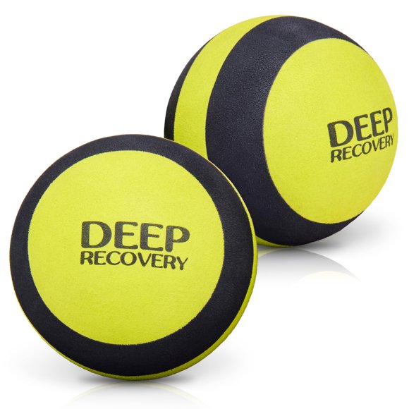 Juego de bolas de masaje Deep Recovery, 10 cm, tejido firme para yoga