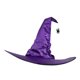 thumbnail image 3 of Sombrero de Bruja LKQBBSZ Morado con Detalle Fruncido y Araña de Halloween, 3 of 3