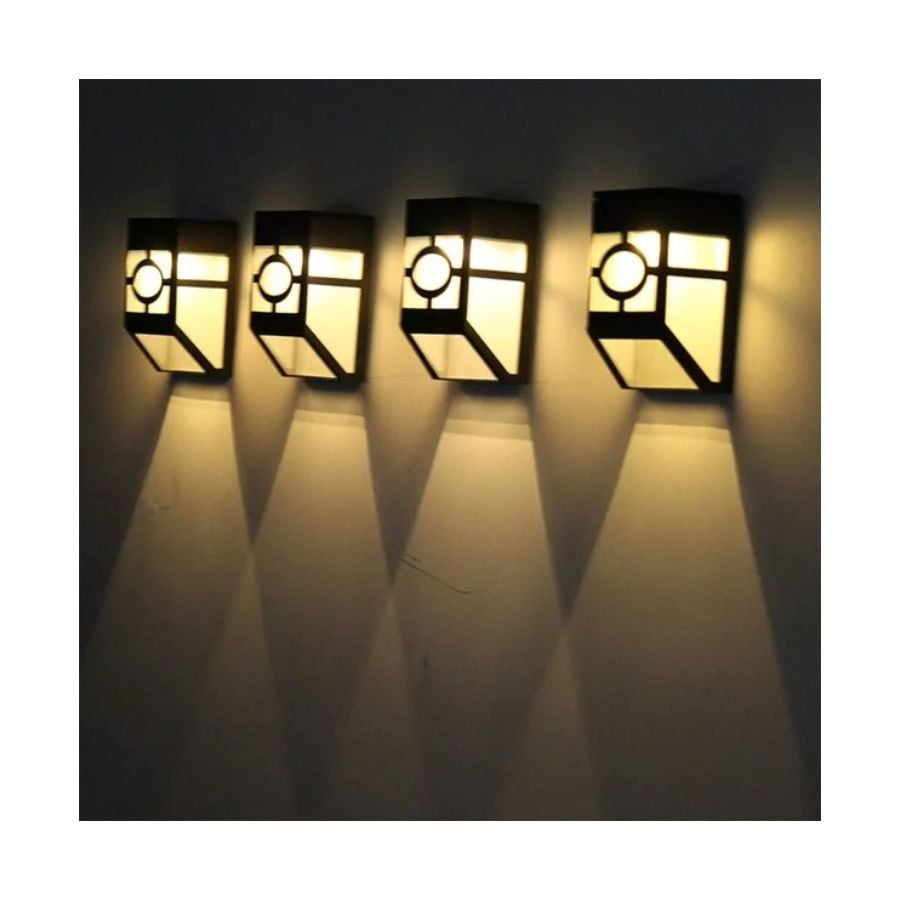 Click Ventas - Lampara De Pared Solar Led Vintage Con Sensor De Movimiento
