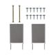 thumbnail image 3 of Kit De 2 Bisagras De Repuesto Para Tapa De Almacenamiento Delantera Compatible Con Polaris, 3 of 5