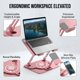 thumbnail image 2 of Soporte para Laptop Electmagic 10-16" 360° Giratorio Rosa, 2 of 6