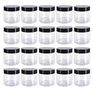 Bothyi - Frasco Vacío Para Mascotas Con Tapa, Contenedor De Cosméticos De Limo Para Nueces, Pastas Hidratantes, 20 Piezas, 150Ml