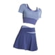 thumbnail image 5 of Faldas de entrenamiento para mujer, faldas de tenis de manga corta para mujer, faldas pantalón de Golf atléticas elásticas, traje de Yoga, ropa deport, 5 of 5