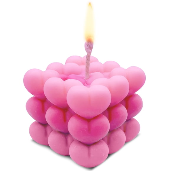 Vela Relaxation Love Bubble en forma de corazón Be Delicious