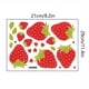 thumbnail image 1 of 2pcs/4pcs Fresh Fruit Wallpapers, For Living Room Bedroom Children's Room Background Wall Decoration Wall Sticker, 1 of 3