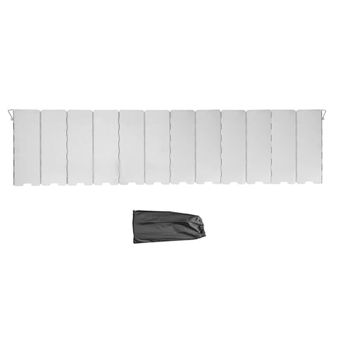 Magideal - Estufa De Camping Parabrisas Aleación De Aluminio Quemador De Gas Protector De Viento Estufa De Gas Parabrisas Estufa De Campamento Protector De Vient 12 Platos