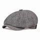 thumbnail image 1 of Boina Sombrero Gris Octogonal, Boina Con Estilo De Invierno, 1 of 2