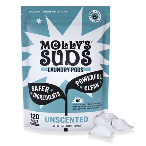 Detergente En Cápsulas Molly'S Suds Sin Perfume, 120