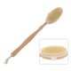 thumbnail image 2 of Cepillo Corporal de Cepillado en Seco con Mango Largo de Madera Cepillos de Cerdas para Baño Cepillo para la Espalda para Ducha Cepillo de Baño para Drenaje Linfático Color Madera, 2 of 7