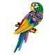 thumbnail image 2 of Pájaro Arte De La Pared Decoración Escultura Decoración Colgante Para Cerca De Interior Al Aire Libre Cabeza Verde A La Izquierda, 2 of 5