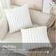 thumbnail image 2 of Fundas De Cojines Set X2 Cama Sillon Suave BLANCA 45 X 45 Almohada blanco, 2 of 9