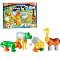Popular Playthings - Juguetes Populares De Magnetic Animals Para Niños Pequeños De 1 A 3 Años, Juego De 4