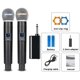 thumbnail image 3 of Micrófono inalámbrico HUACAM 2.4G Dual para karaoke con receptor, 3 of 6